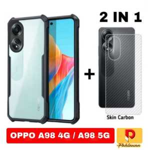 PROMO PAKET 2 INC 1 CASE OPPO A18 2023 / OPPO A98 4G / OPPO A98 5G 2023 / OPPO A38 4G / OPPO A38 4G NFC 2023 / OPPO A58 4G / OPPO A78 4G / OPPO A17 / OPPO A17K SOFT HARD CASE SUPER SLIM EXCELLENT
