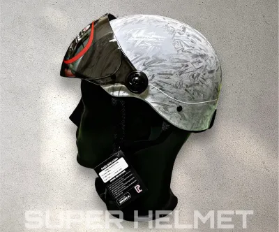[TẶNG SET BIKER] Nón Bảo Hiểm Nón Sơn Carbon Gắn Kính Cao Cấp - Mũ Bảo Hiểm Sơn Carbon Chống Bụi và Tia UV Siêu Ngầu
