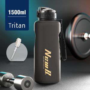 Bình Nước Thể Thao Quai Xách Tritan NewB 1500ml  Cao Cấp - tặng cọ vệ sinh 🔰Phụ Kiện Thuận Lợi🔰