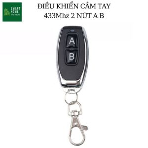 Bộ tay phát điều khiển từ xa RF433 2 nút chống nước KÈM PIN remote cho công tắc Tuya Smartlife key