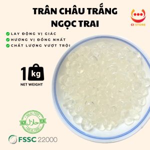 TRÂN CHÂU TRẮNG NGỌC TRAI VỊ TRUYỀN THỐNG | THẠCH TOPPING TRÀ SỮA TRÀ TRÁI CÂY MẬT ONG VGS