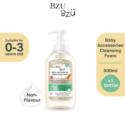 BZU BZU Baby Accessories Foaming Cleanser - 400ml Refill 500ml Bottle 400ml Twin Pack ( No Flavour ) ( Lemon )
