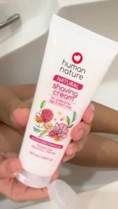 Human Nature Shaving Cream for Women Smooth Skin Gentle Moisturizing Shave 100ml