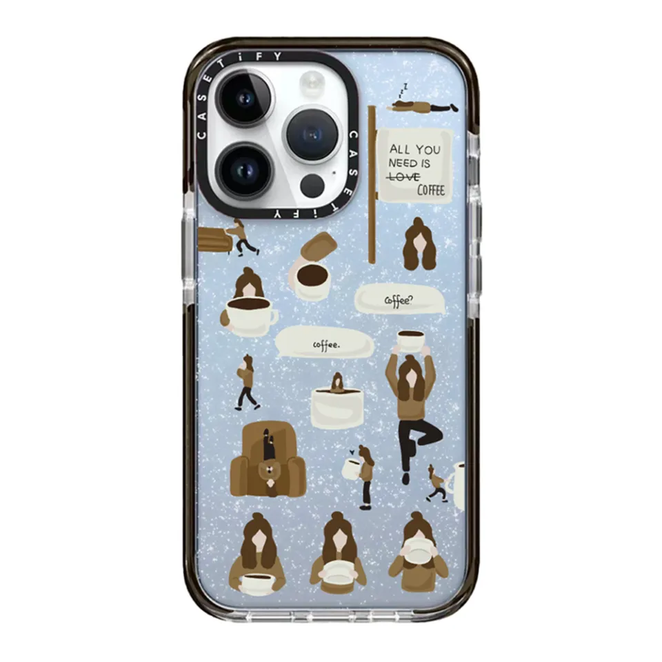 CASETiFY Coffee Girl Boss Case for iPhone 14 13 12 11 Pro CASETiFY Coffee Girl Boss Case for iPhone 14 13 12 11 Pro