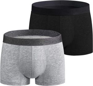 ชุดชั้นในสำหรับผู้ชาย BATTEWA ป้องกันการรั่วซึม ผ้าฝ้าย บ็อกเซอร์บรีฟ ดูดซับ ควบคุมกระเพาะปัสสาวะหลังผ่าตัด กางเกงใน 50mL (5 แพ็ค ขนาดกลาง 5 สี)