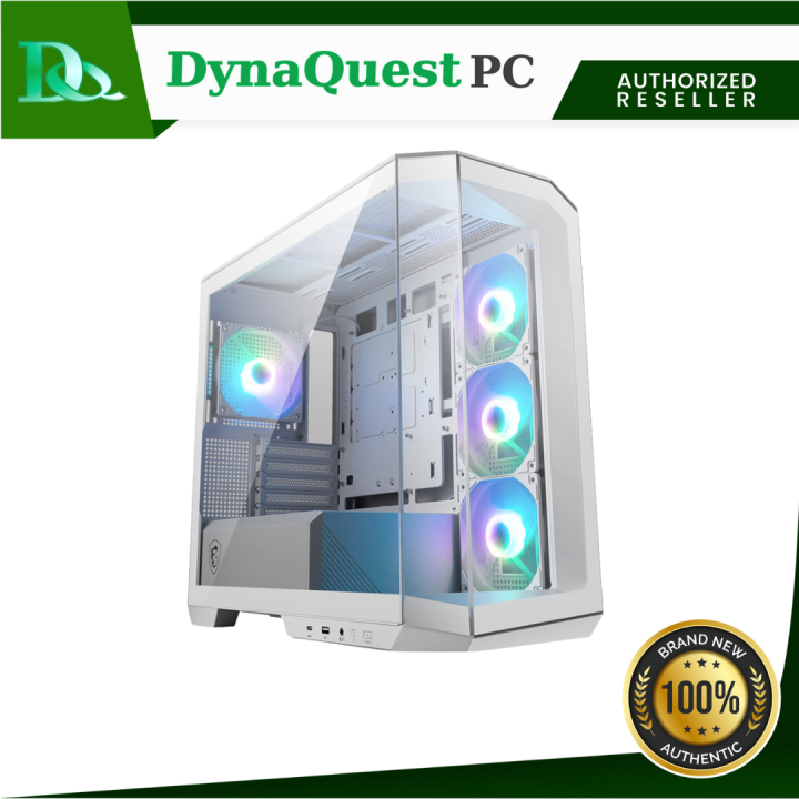 MSI MAG PANO M100R PZ White Mid Tower Case (4*120mm ARGB Fans) | Lazada PH