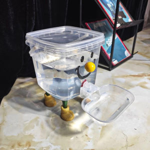 Automatic Water Dispenser and Pet Feeder Transparent Water Fountain Large Capacity Pet Water Bottle