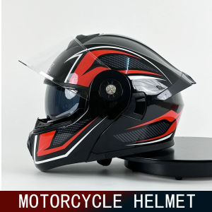 2024Motorcycle helmet mens and womens helmet winter and summer motorcycle full helmet double four-season universal helme