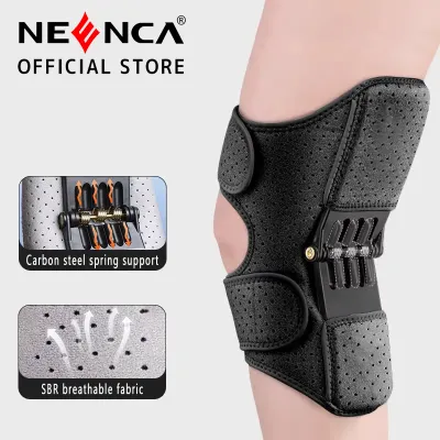 Neenca bảo vệ đầu gối cho đau đầu gối với hỗ trợ lò xo tấm xương bánh chè điện hỗ trợ Miếng đệm đầu gối cho viêm khớp bảo vệ đầu gối cho meniscus nước mắt acl phục hồi chấn thương phục hồi tập luyện Miếng đệm đầu gối S