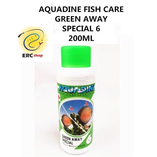 Aquadine 200ml Green Away Special 6 Fish Aquarium Medicine Lazada