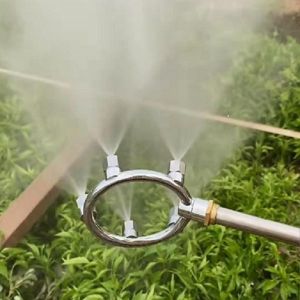 Đầu Phun Tròn Áp Suất Cao 5 Lỗ - Chất Liệu Thép Không Gỉ Hình Dạng Vòng Lắp Ống Nhanh Bền Bỉ