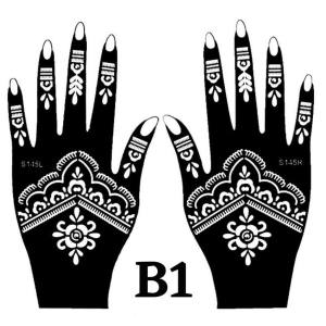 Henna Sticker 1 Set (Left & Right Hand) READY STOCK!!!