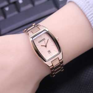 Jam Tangan Wanita Fo55il Rantai Stainless Mewah Fashion Cewek Elegan Kekinian
