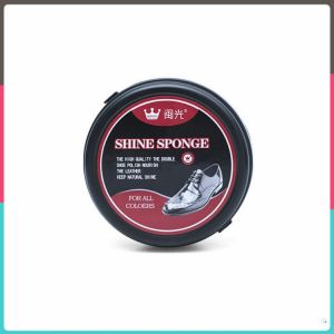 Black Paste Shoe Enuine Leather Maintenance Oil Shoes Wax Integrated Soft Fur Shoe Brush Double-Sided Sponge Leather Shoes Wax