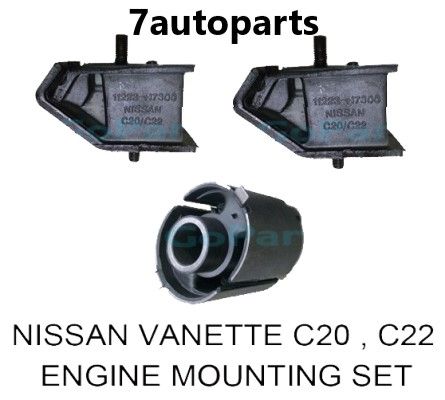 NISSAN VANETTE C20 / C22 ENGINE MOUNTING SET 3PCS | Lazada