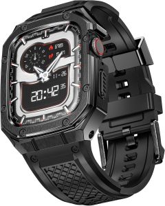 SUP Stainless Steel Case and Band Compatible with Watch Bands 40mm 41mm 38mm MenRugged Cover Bumper Soft Silicone Wristband for iWatch Watch Series 9 8 7 6 5 4 3 2 1 SE Black Stainless Steel Rugged Case Bumper for iWatch