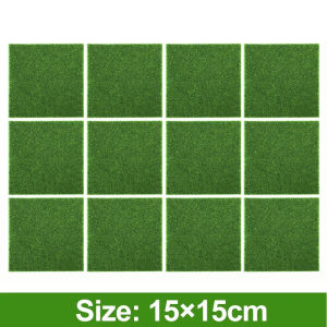 YESPERY 12PCS Fake Moss Artificial Lawn Grass Terrariums Bonsai Miniatures DIY Living Home Decoration Accessories Fairy Garden Ornament