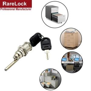Cabinet Drawer Lock with 2 Keys Keyed Different for Door Mailbox Cabinet Tool Box DIY Furniture Hardware Rarelock MMS352 G1