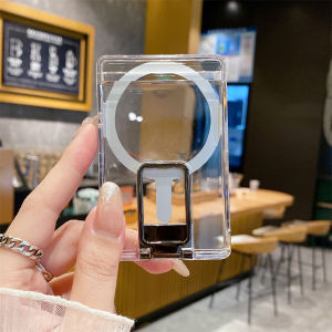 【Super low price】Magnetic Clear Wallet Card Holder For Magsafe Case For iPhone 16 15 Pro Max 14 13 12 Samsung S25 S24 S23 Ultra Magnet Slot Cover
