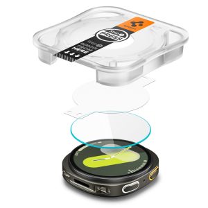 [2 Pack] Spigen Samsung Watch 9 / 8 (44mm) Tempered Glass EZ FIT Galaxy Watch 9 Screen Protector