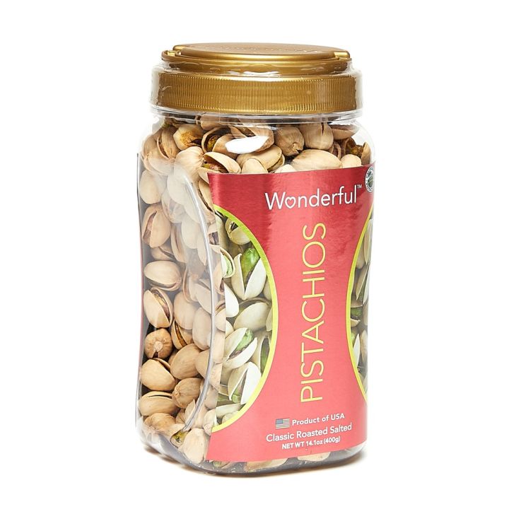 Wonderful Roasted Salted Pistachios Jar 400g | Lazada PH