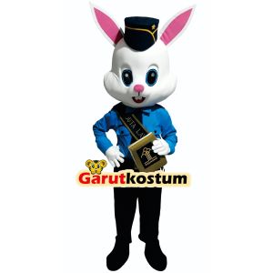 Kostum maskot badut kelinci (Lapas Garut) anak dan dewasa setelan lucu