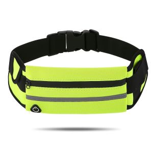 Waterproof Reflective Waist Bag for Men and Women - Ideal for Outdoor Running with Earphone Hole