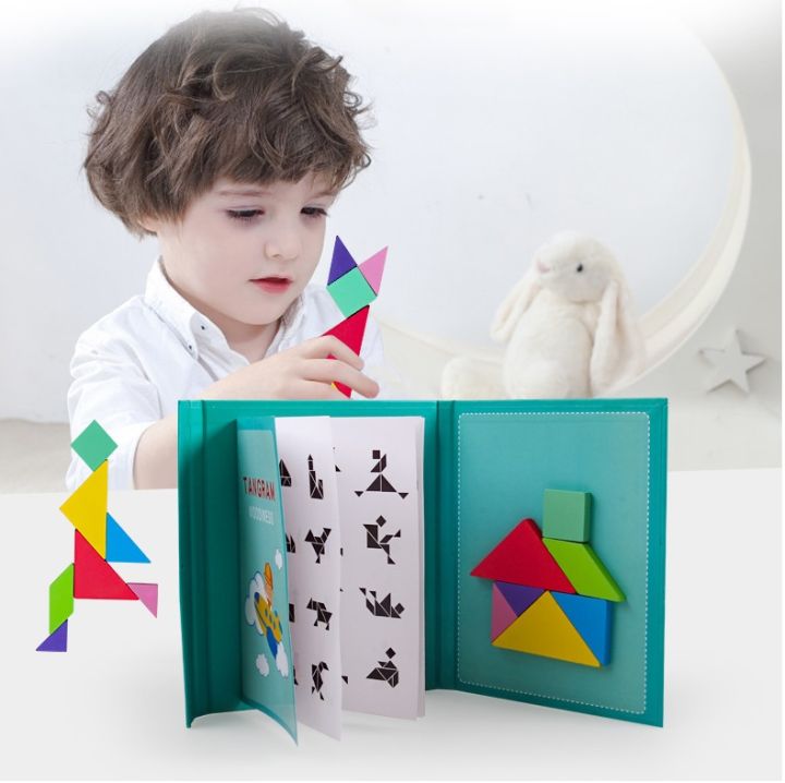 [SG Seller] 3D Magnetic Toys Jigsaw Tangram Puzzles for Kids ...