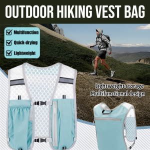 Running Cell Phone Bag Outdoor Hiking Undershirt Bag Cycling Hiking Undershirt Bag Lightweight Sports Storage Backpack Water Bottle Bag跑步手机袋户外登山马甲包