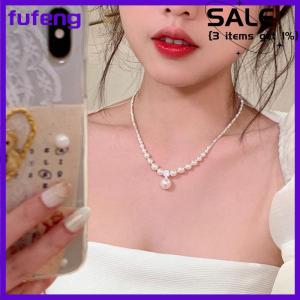 fufeng Fashion Advanced Sense s Necklace For Women Girls Simple Pendant Clavicle Chain Party Jewelry Accessories Gifts