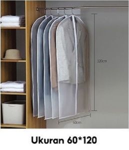 Plastik Baju Gantung Premium Penutup pakaian tahan lama Cover pakaian anti debu anti pelembab penutup pakaian transparan