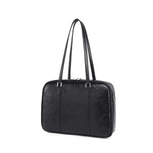 MINGKE Laptop Bag Women Handbag PU Waterproof Lightweight Minimalist Large capacity Casual