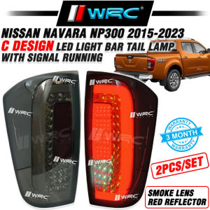 Nissan Navara NP300 2015 - 2023 C Design Led Light Bar Tail Lamp With Signal Running ( Smoke )