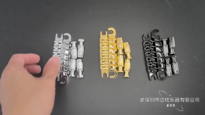 Zinc Alloy Guitar Bridge Playability Bridge Tailpiece Replacement Quik Change Guitar Bridge Tailpiece Easy to Install