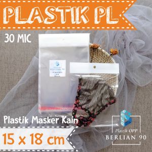 Plastik Display 15x18 Cm isi 100 lembar / Plastik OPP Gantung untuk Kemasan Aksesoris & Snack