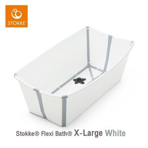 STOKKE® FLEXI BATH® X-Large 24x40x82 cm.อ่างอาบน้ำเด็กพับได้ พกพาง่าย แรกเกิด - 6 ปี ขนาดใหญ่ใช้คู่กับขาตั้งไม่ได้