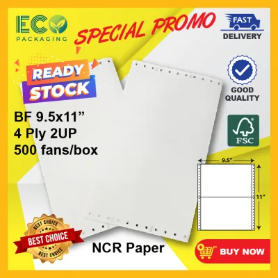 Computer Form NCR Paper 9.5 X 11 / A4 - 1Ply 2Ply 3Ply 4Ply /1Ply 2up 2Ply 2up 3Ply 2up 4Ply 2up