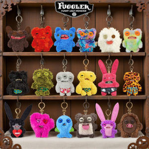 Original Fuggler Ugly Teeth Monsters Plush Toys Keychains Fugglers Wide Eyed Weirdo Annoyed Alien Rabbit Peluche Dolls Pendants2026