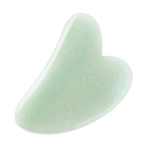 JBMBHC Natural Rock Quartz Crystal Jade Gua Sha Scraping Facial Massage Tool Stone Scraping Scraper Board for SPA Reduce Fine Lines and Wrinkles Women Men