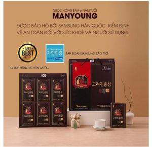 Nước Hồng Sâm 6 Năm Tuổi ManYoung Hộp 30 gói x 70ml