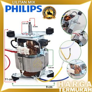 DINAMO BLENDER PHILIP HR 2115/ 2116/ 2061/ 2071 | MOTOR BLENDER PHILIPS | DINAMO MOTOR BLENDER PHILIP - ASWIN