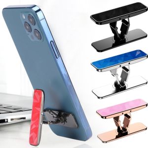 Portable Phone Stand Stick Phone Alloy Cellphone Holder Stand 360° Rotating Foldable Phone Stand
