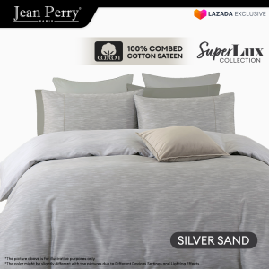 Jean Perry Super Lux Quilt Cover Set - 900 Thread Count 100% Combed Cotton Sateen Luxury Bedding Set Lazada Exclusive