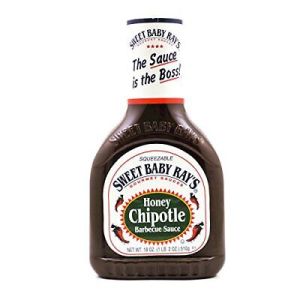 Sweet Baby Rays Honey Chipotle BBQ Sauce 18oz (510g) - Sweet & Smoky With the Perfect Amount of Heat