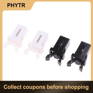 【PHYTR】 10pcs Trash Can Plastic Lock Self-Locking Switch Replacement Catch Compatible Touch Lid Bin Latch Black White Repair Clip