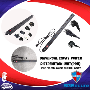 Premium 12-Socket Universal PDU: Ideal for Server Racks and Data Cabinets