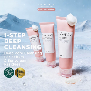 【3pcs】SKIN1004 Madagascar Centella Poremizing Deep Cleansing Foam 125ml