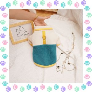 【Top-Rated Product】 Whisker Pet Plush Clothes for Dog Cat Winter Warm Clothing Dog Puppy Hoodie Pet Clothes for Shih Tzu Teddy Cat Puppy Fashion Hoodie Female Male