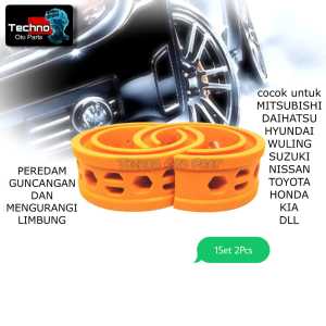 Spring Buffer Stabilizer Peredam Guncangan Orange Honda New City 2005-2006 Belakang
