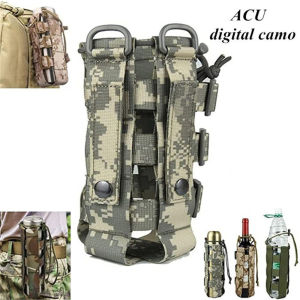 ERYRG ปรับได้ Hydration Carrier ท่องเที่ยวกลางแจ้ง เดินป่าตั้งแคมป์ กระเป๋าใส่ขวดน้ำ กระเป๋าใส่ของ กระเป๋ากาต้มน้ำ ที่วางขวดน้ำ